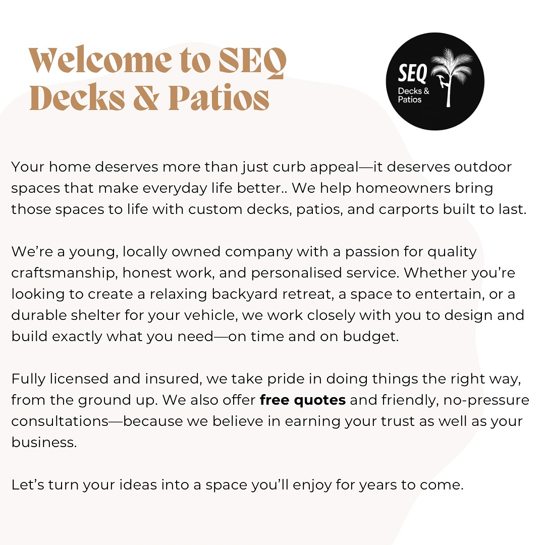 SEQ Decks & Patios Team